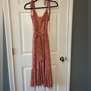 J Crew Floral Print Midi Dress Size 00